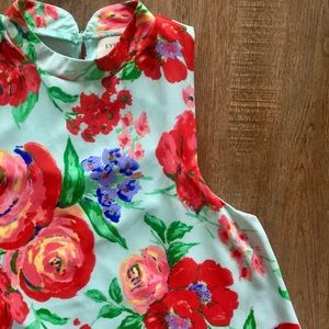 Everly sleeveless floral dress